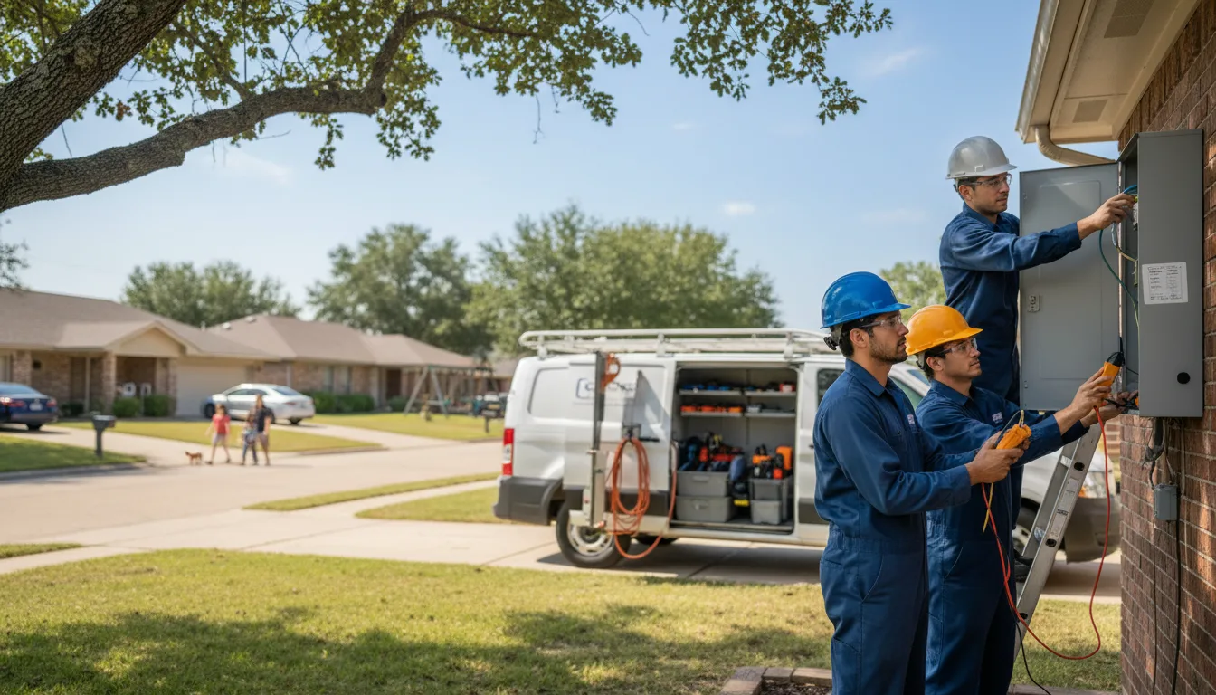Certified electrician providing emergency electrical services in Dike, IA